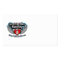 Transgender Equality Wings Business Cards
