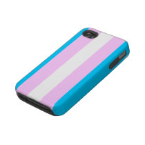 Transgender flag case iphone 4 tough case