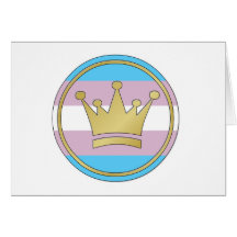 Transgender Pride Crown Card