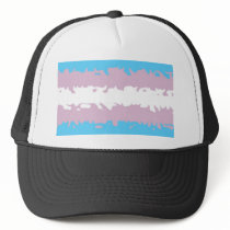 Transgender Pride Flag (Fuzzy) Trucker Hats