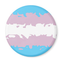 Transgender Pride Flag (Fuzzy) Magnet