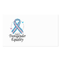 Transgender Ribbon Of Butterflies Business Cards
