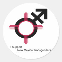 Transgender supporter sticker