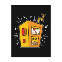 Transistor Radio - Postcard postcards