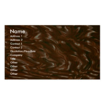 Translucent textured glass bottle business card