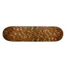 Translucent textured glass bottle skate decks