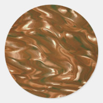Translucent textured glass bottle stickers