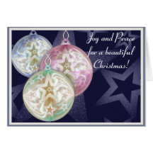 Transluscent baubles! cards