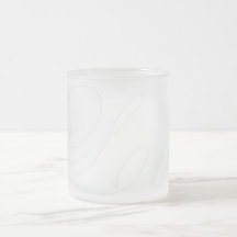 Transparent Love Frosted Mug
