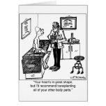 Transplant All Body Parts Greeting Card