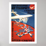 Transport aérien tchèque posters