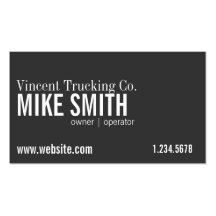 Transportation Business Card