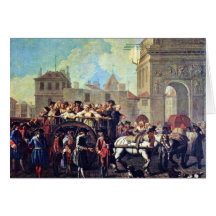 Transportation Of Prostitutes To The Police Statio Greeting Cards