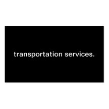 Transportation Services Business Card Templates