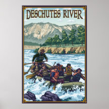 Transporter de rivière de Deschutes - courbure, OU