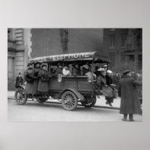 Transporting Telephone Girls, 1916 Poster