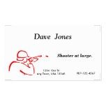 Trap Shooting Business Card
