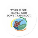 trap shooting fanatoc stickers