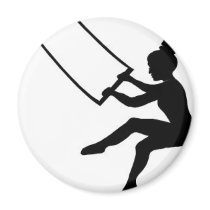 trapeze_artist fridge magnets