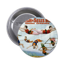 Trapeze Artists / Forepaugh & Selle Brothers Buttons