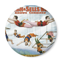 Trapeze Artists / Forepaugh & Selle Brothers Refrigerator Magnets