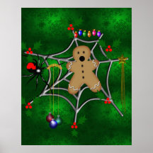 Trapped Gingerbread Print