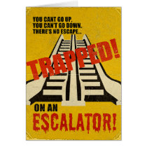 Trapped on an Escalator