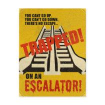 Trapped on an Escalator