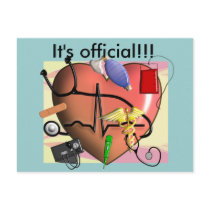 Trauma Nurse Art Gifts Post Card