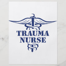 trauma nurse flyer design