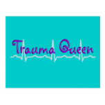Trauma Nurse "Trauma Queen' T-Shirts and Gifts Post Card