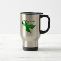 Traumatic Brain Injury Awareness Ribbon Coffee Mug