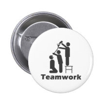 Travail d'équipe - marchandises de motivation badge avec épingle