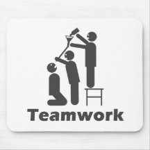 Travail d'équipe - marchandises de motivation tapis de souris