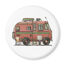 Travco Motor Home Camper RV Magnets