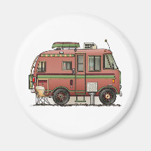 Travco Motor Home Camper RV Magnets