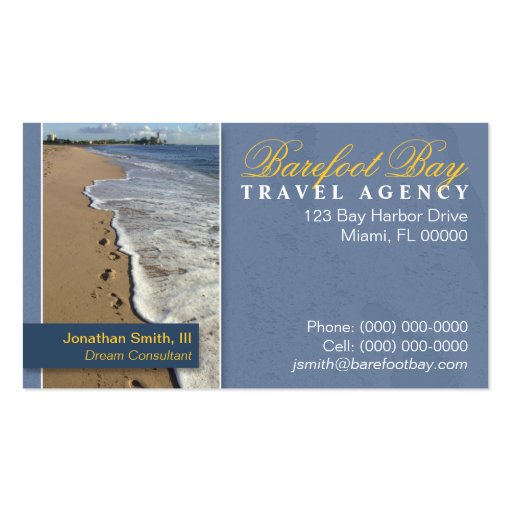 Travel Agency Business Card