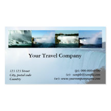 Travel agency business card
