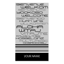 TRAVEL AGENCY Business Card