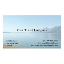 Travel agency business card
