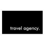 travel agency. business card template