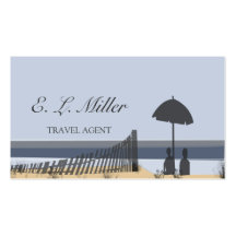 Travel Agent Vacations Business Card