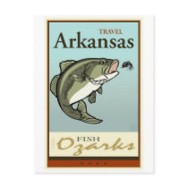 Travel Arkansas Post Card