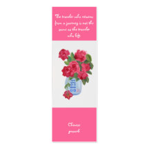 Travel Bookmark Business Card Template