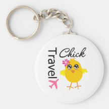 Travel Chick Keychains