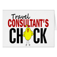 Travel Consultant's Chick Greeting Card