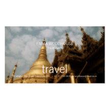 Travel - Golden Pagoda Business Card
