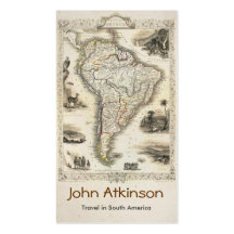 travel in south America business card
