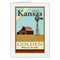 Travel Kansas Greeting Card