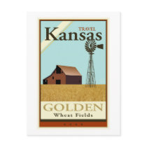 Travel Kansas Postcards